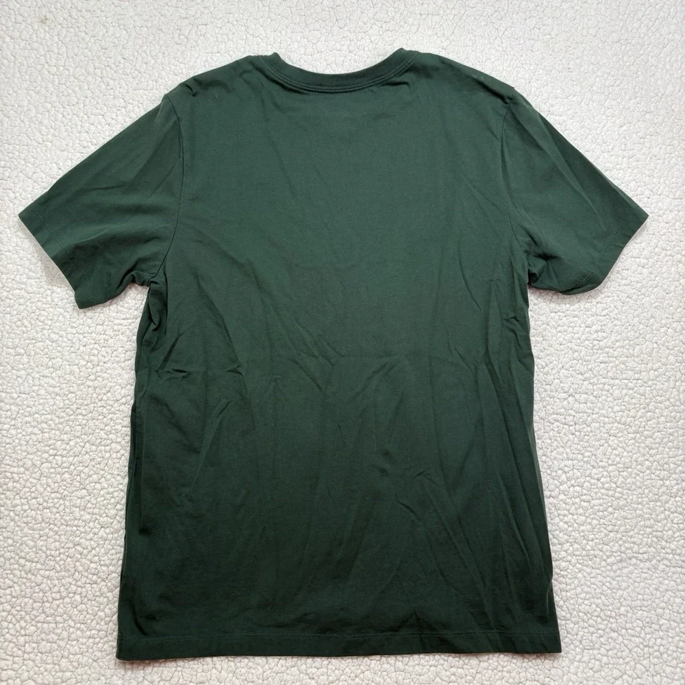 Jordan Men's L Embroidered Jumpman Logo SS T-shirt Green Sports Tee Nike Air